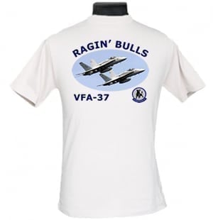 VFA 37 Ragin' Bulls 2-Sided Hornet Photo T Shirt