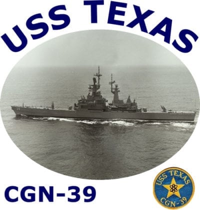 CGN 39 USS Texas 2-Sided Photo T Shirt