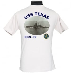 CGN 39 USS Texas 2-Sided Photo T Shirt