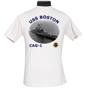 CAG 1 USS Boston 2-Sided Photo T-Shirt