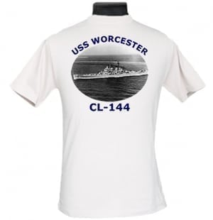 CL 144 USS Worcester 2-Sided Photo T Shirt