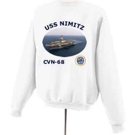 CVN 68 USS Nimitz Photo Sweatshirt
