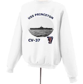 CV 37 USS Princeton Photo Sweatshirt
