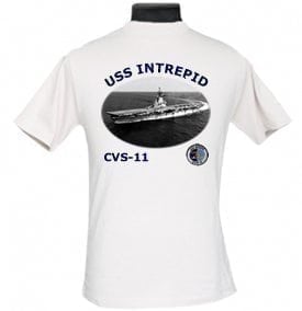 CV 11 USS Intrepid 2-Sided Photo T Shirt