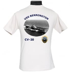 CV 20 USS Bennington 2-Sided Photo T Shirt