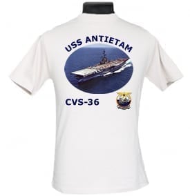 CV 36 USS Antietam 2-Sided Photo T Shirt