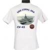 CV 43 USS Coral Sea 2-Sided Photo T Shirt