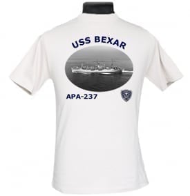 APA 237 USS Bexar 2-Sided Photo T Shirt