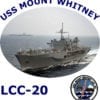LCC 20 USS Mount Whitney 2-Sided Photo T Shirt