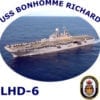 LHD 6 USS Bonhomme Richard 2-Sided Photo T Shirt
