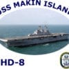 LHD 8 USS Makin Island 2-Sided Photo T Shirt