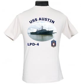 LPD 4 USS Austin 2-Sided Photo T Shirt