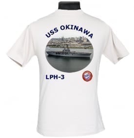LPH 3 USS Okinawa 2-Sided Photo T Shirt