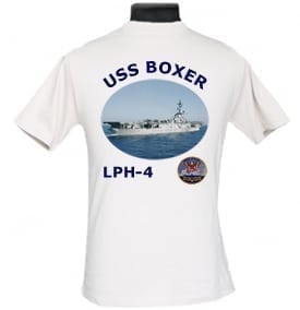 LPH 4 USS Boxer 2-Sided Photo T Shirt