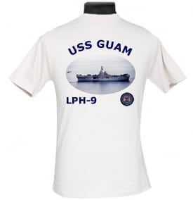 LPH 9 USS Guam 2-Sided Photo T Shirt