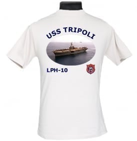 LPH 10 USS Tripoli 2-Sided Photo T-Shirts