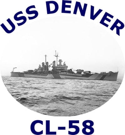 CL 58 USS Denver 2-Sided Photo T Shirt