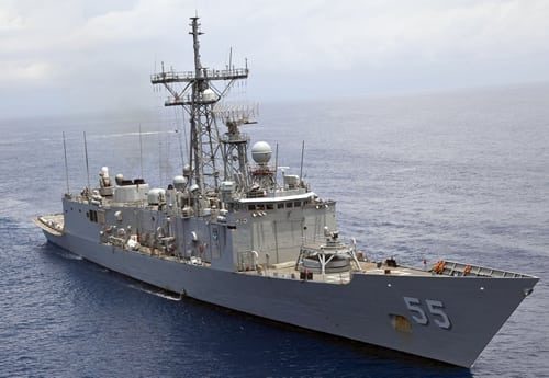 FFG 55 USS Elrod Framed Picture 5