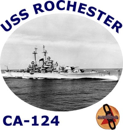 CA 124 USS Rochester 2-Sided Photo T Shirt