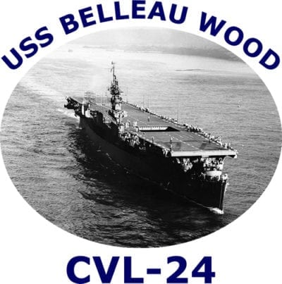 CVL 24 USS Belleau Wood 2-Sided Photo T Shirt