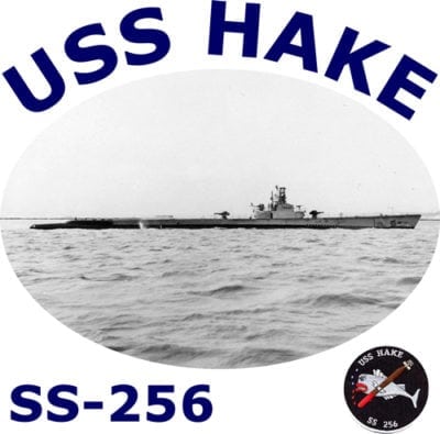 SS 256 USS Hake 2-Sided Photo T-Shirt