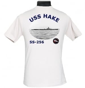SS 256 USS Hake 2-Sided Photo T-Shirt