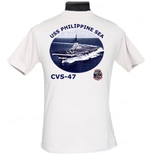CVS 47 USS Philippine Sea 2-Sided Photo T Shirt