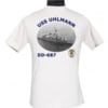 DD 687 USS Uhlmann 2-Sided Photo T Shirt