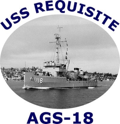 AGS 18 USS Requisite 2-Sided Photo T Shirt