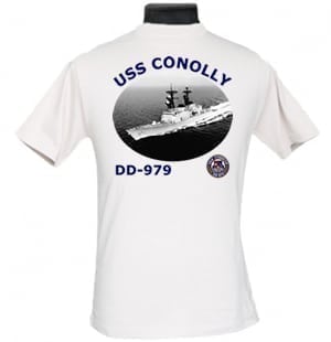 DD 979 USS Conolly 2-Sided Photo T Shirt