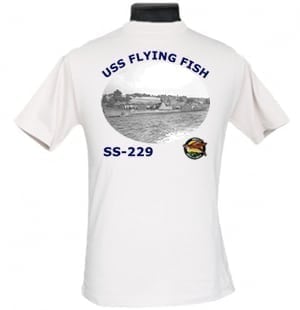 SS 229 USS Flying Fish 2-Sided Photo T-Shirt