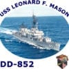 DD 852 USS Leonard F. Mason 2-Sided Photo T Shirt