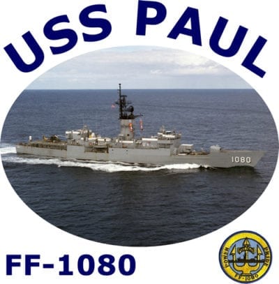 FF 1080 USS Paul 2-Sided Photo T Shirt