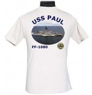FF 1080 USS Paul 2-Sided Photo T Shirt