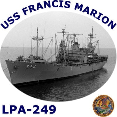 LPA 249 USS Francis Marion 2-Sided Photo T Shirt