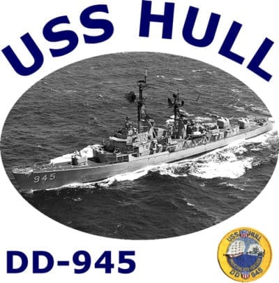 DD 945 USS Hull 2-Sided Photo T Shirt