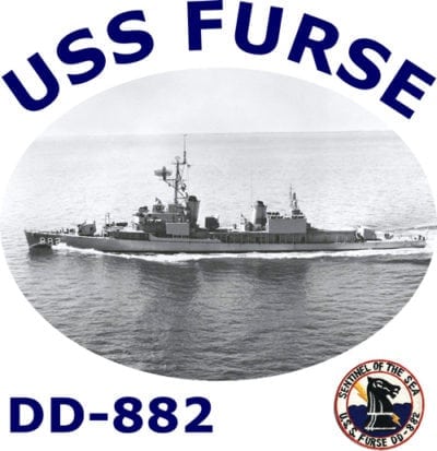 DD 882 USS Furse 2-Sided Photo T Shirt