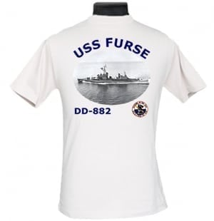 DD 882 USS Furse 2-Sided Photo T Shirt