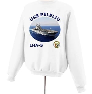 LHA 5 USS Peleliu Photo Sweatshirt