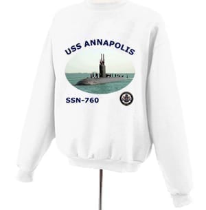 SSN 760 USS Annapolis Photo Sweatshirt