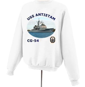 CG 54 USS Antietam Photo Sweatshirt