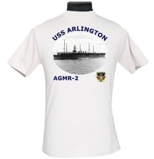 AGMR 2 USS Arlington 2-Sided Photo T Shirt