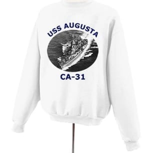 CA 31 USS Augusta Photo Sweatshirt