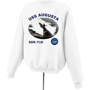 SSN 710 USS Augusta Photo Sweatshirt