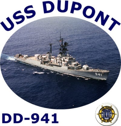 DD 941 USS DuPont Photo Sweatshirt