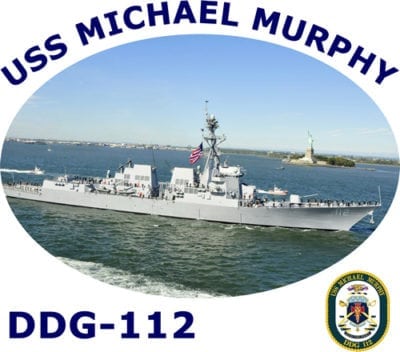 DDG 112 USS Michael Murphy Photo Sweatshirt
