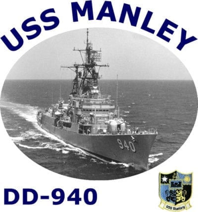 DD 940 USS Manley 2-Sided Photo T Shirt