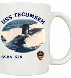 SSBN 628 USS Tecumseh Coffee Mug