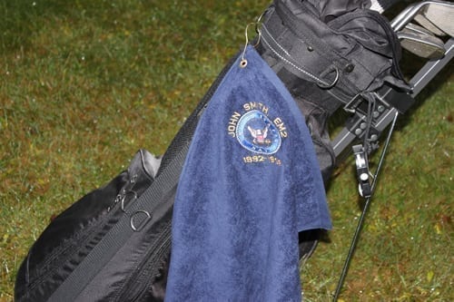  Navy Midshipmen Woven Golf Towel : Sports & Outdoors