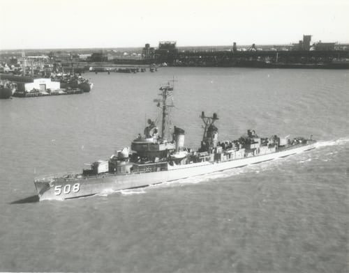 DD 508 USS Cony Photograph 1